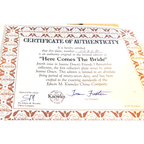 Here Comes The Bride -Knowles - Jeanne Down's "Friends I Remember" colle… - Picture 3 of 4